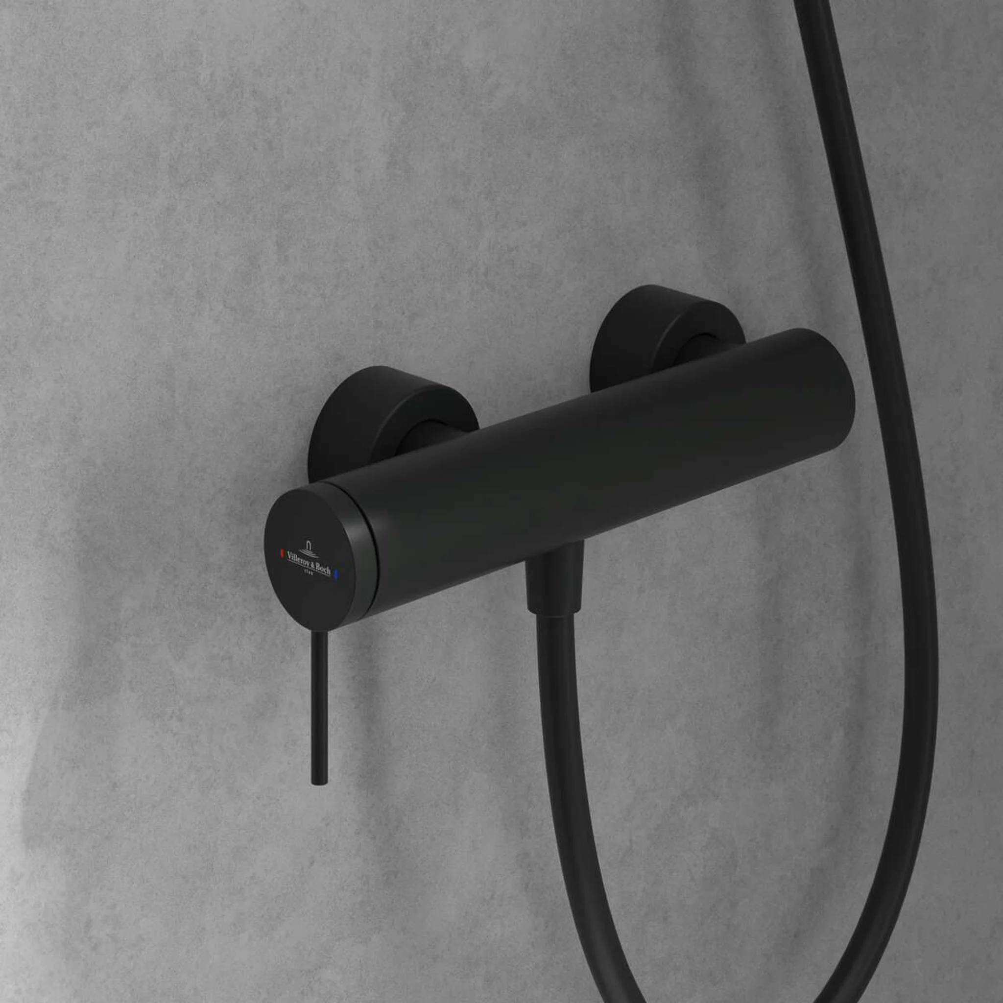 Villeroy & Boch EH-Brausearmatur Serie Loop & Friends 273x108x96mm Matt Black, 1 Stk.