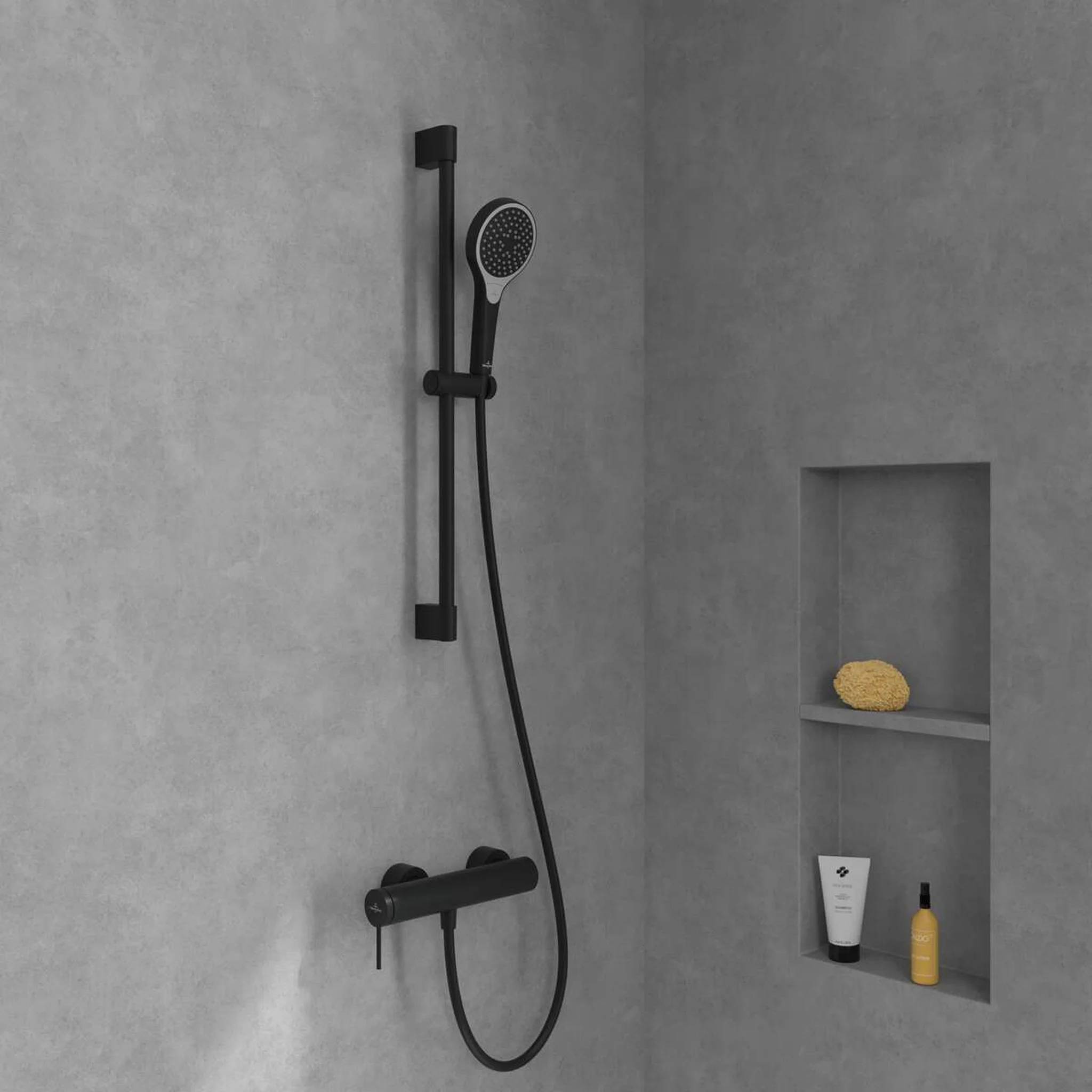 Villeroy & Boch EH-Brausearmatur Serie Loop & Friends 273x108x96mm Matt Black, 1 Stk.