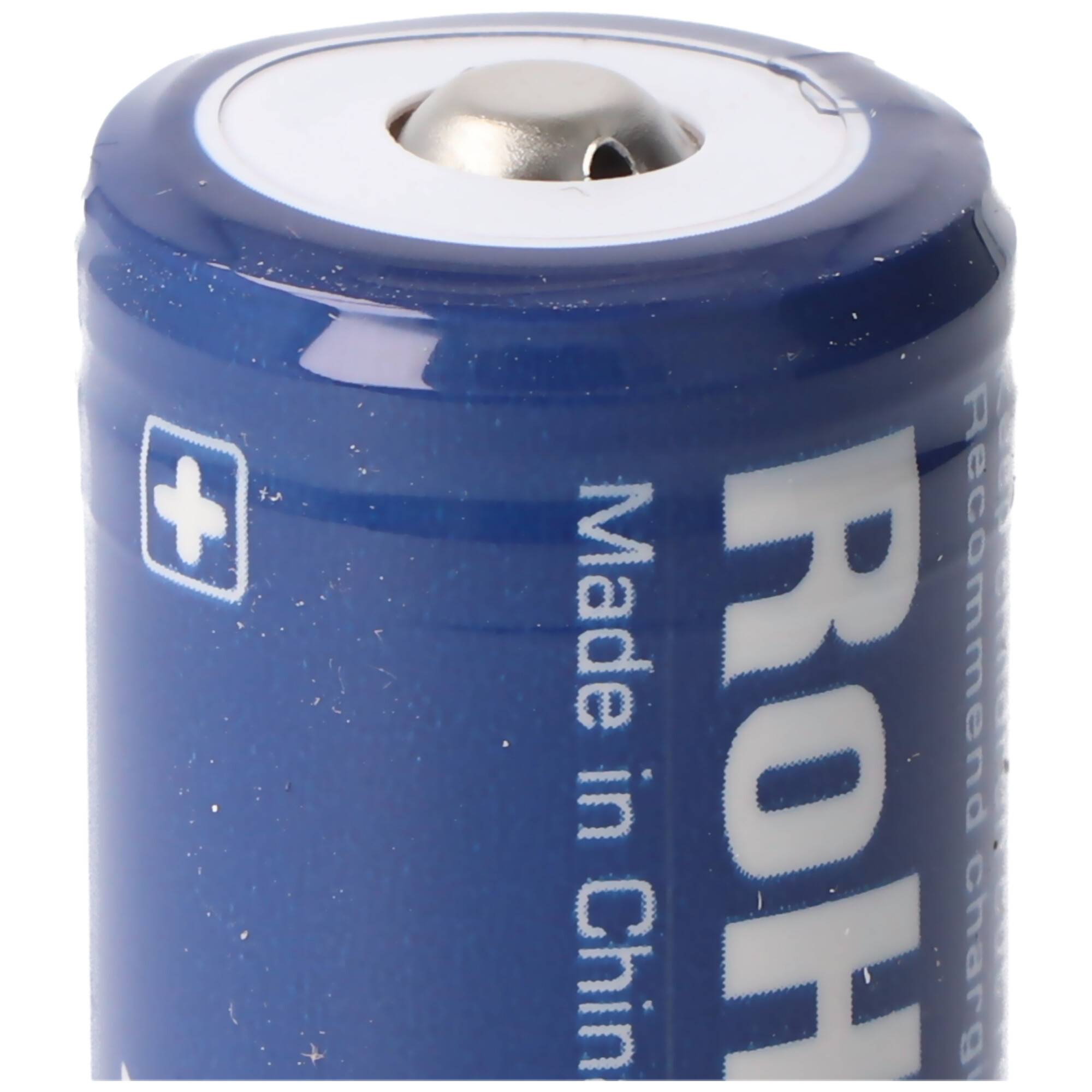 XTAR 18650 2600mAh 3,6V - 3,7V Li-Ion-Akku geschützt mit Kopf, Abmessungen 69,50x18,4mm