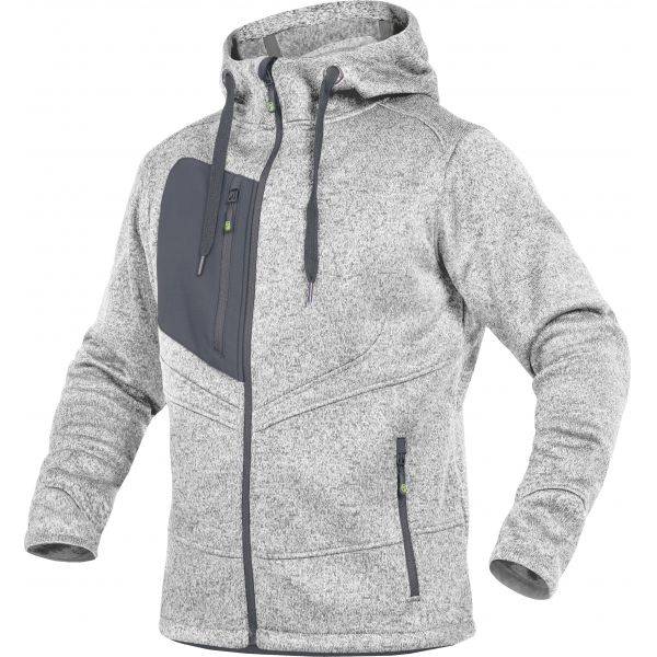 Leibwächter CASTJ Casual Line, Strickjacke weiß, Gr. M CASTJ04M