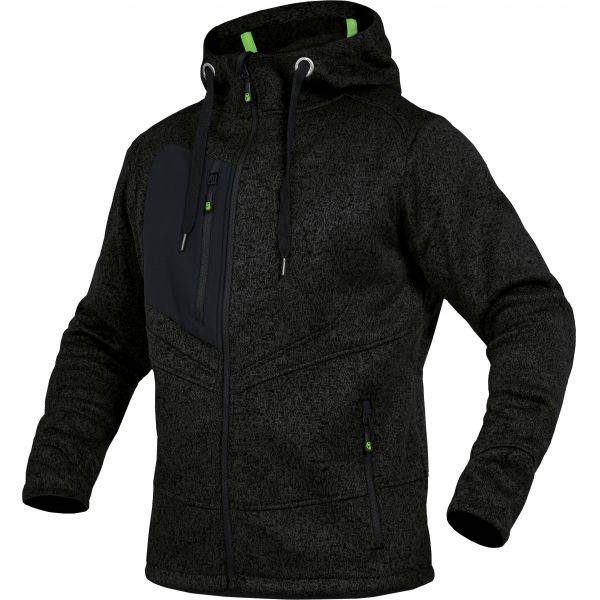Leibwächter CASTJ Casual Line, Strickjacke schwarz, Gr. 4XL CASTJ054XL