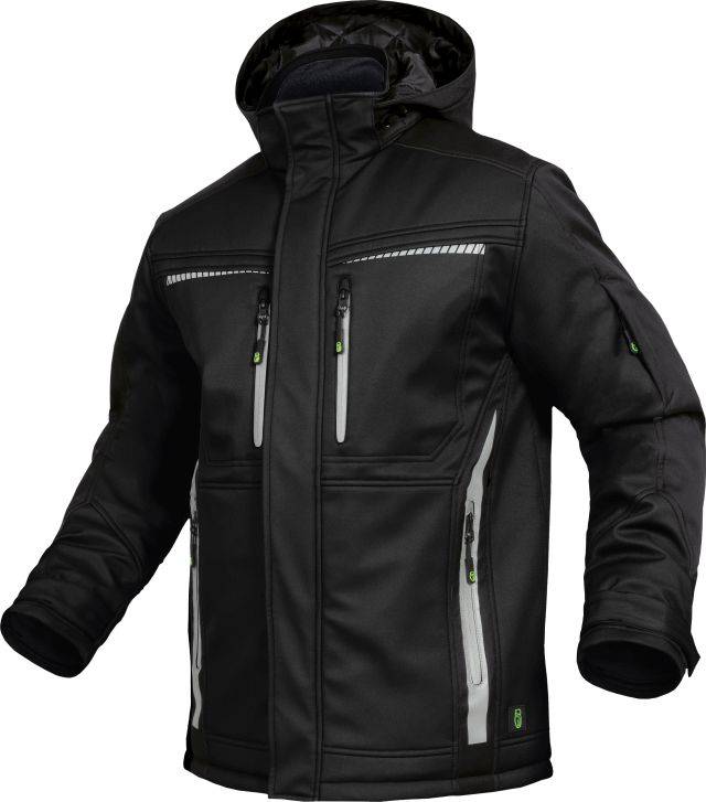 Leibwächter FLEXI Flex Line, Winter-Softshelljacke schwarz, Gr. M FLEXI05M