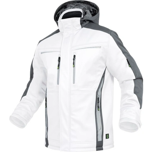 Leibwächter FLEXI Flex Line, Winter-Softshelljacke weiß-grau, Gr. L FLEXI24L Leibwächter FLEXI Flex Line, Winter-Softshelljacke weiß-grau, Gr. L FLEXI24L