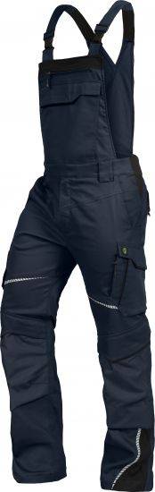 Leibwächter FLEXL Flex Line, Latzhose marine-schwarz, Gr. 62 FLEXL3062