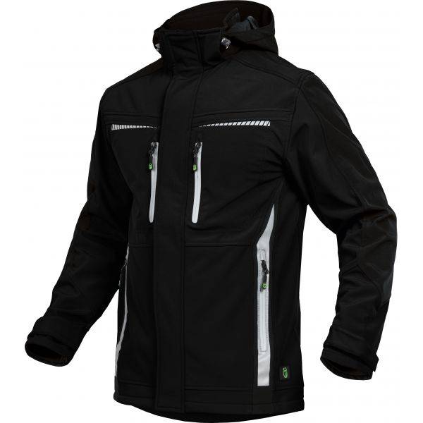 Leibwächter FLEXS Flex Line, Softshelljacke schwarz, Gr. XS FLEXS05XS
