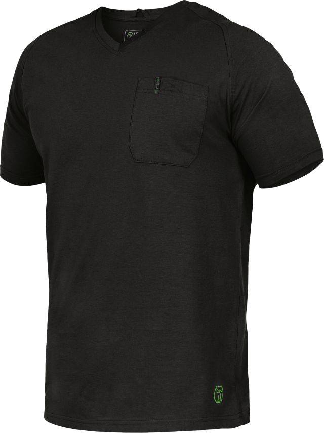 Leibwächter FLEXT Flex Line, T-Shirt V-Neck · Uwe schwarz, Gr. L FLEXT05L