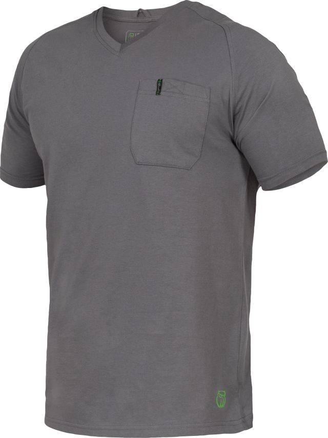 Leibwächter FLEXT Flex Line, T-Shirt V-Neck · Uwe grau, Gr. S FLEXT07S