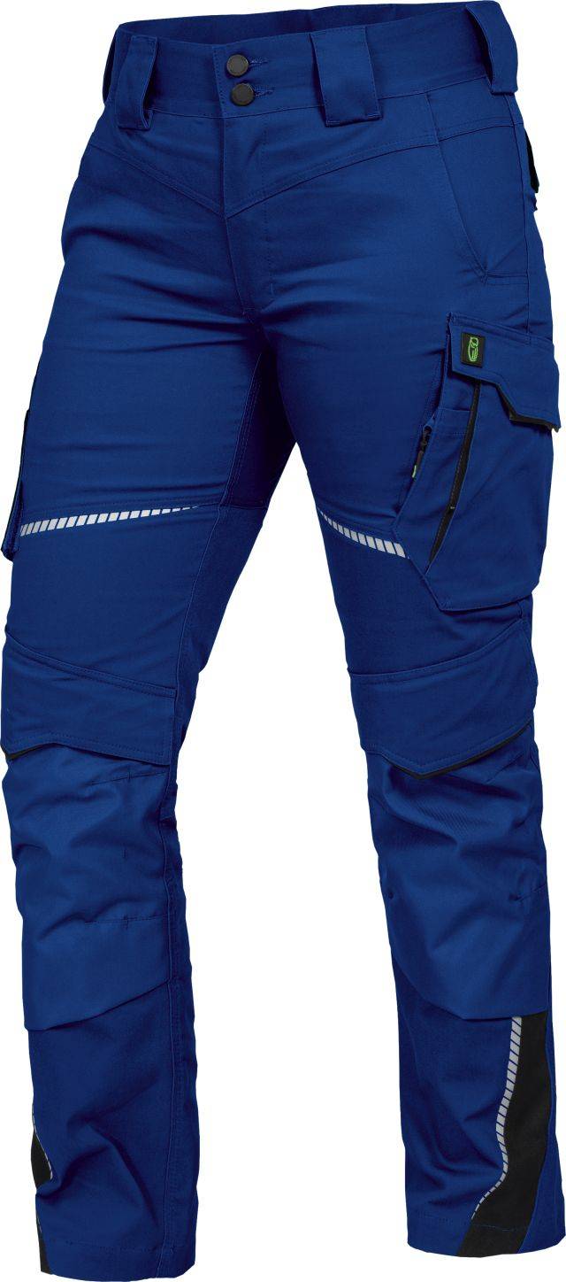Leibwächter FLXDH Flex Line, Damen-Bundhose kornblau-schwarz, Gr. 48 FLXDH2048