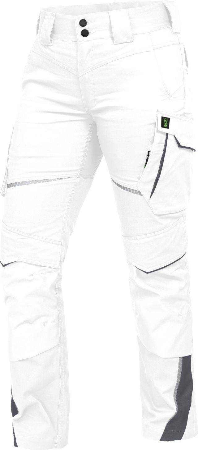 Leibwächter FLXDH Flex Line, Damen-Bundhose weiß-grau, Gr. 38 FLXDH2438