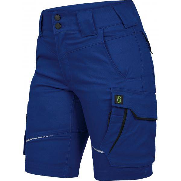 Leibwächter FLXDK Flex Line, Damen-Shorts kornblau-schwarz, Gr. 48 FLXDK2048