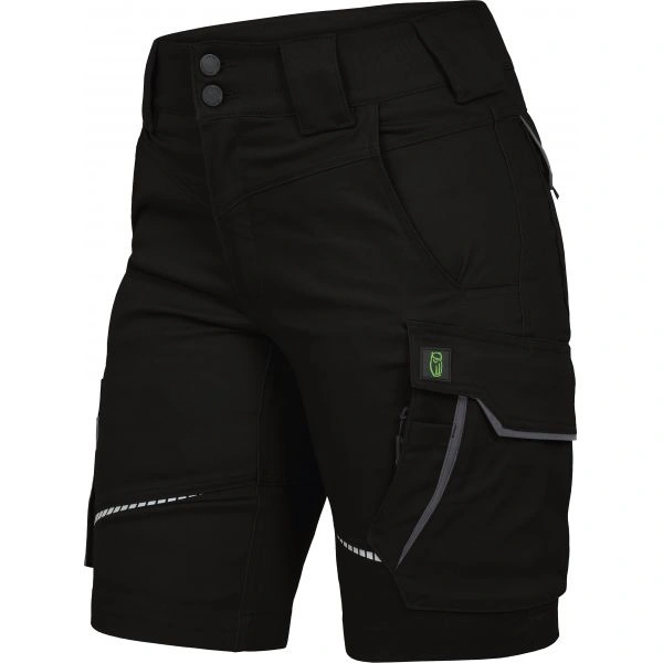 Leibwächter FLXDK Flex Line, Damen-Shorts schwarz-grau, Gr. 34 FLXDK2534 Leibwächter FLXDK Flex Line, Damen-Shorts schwarz-grau, Gr. 34 FLXDK2534