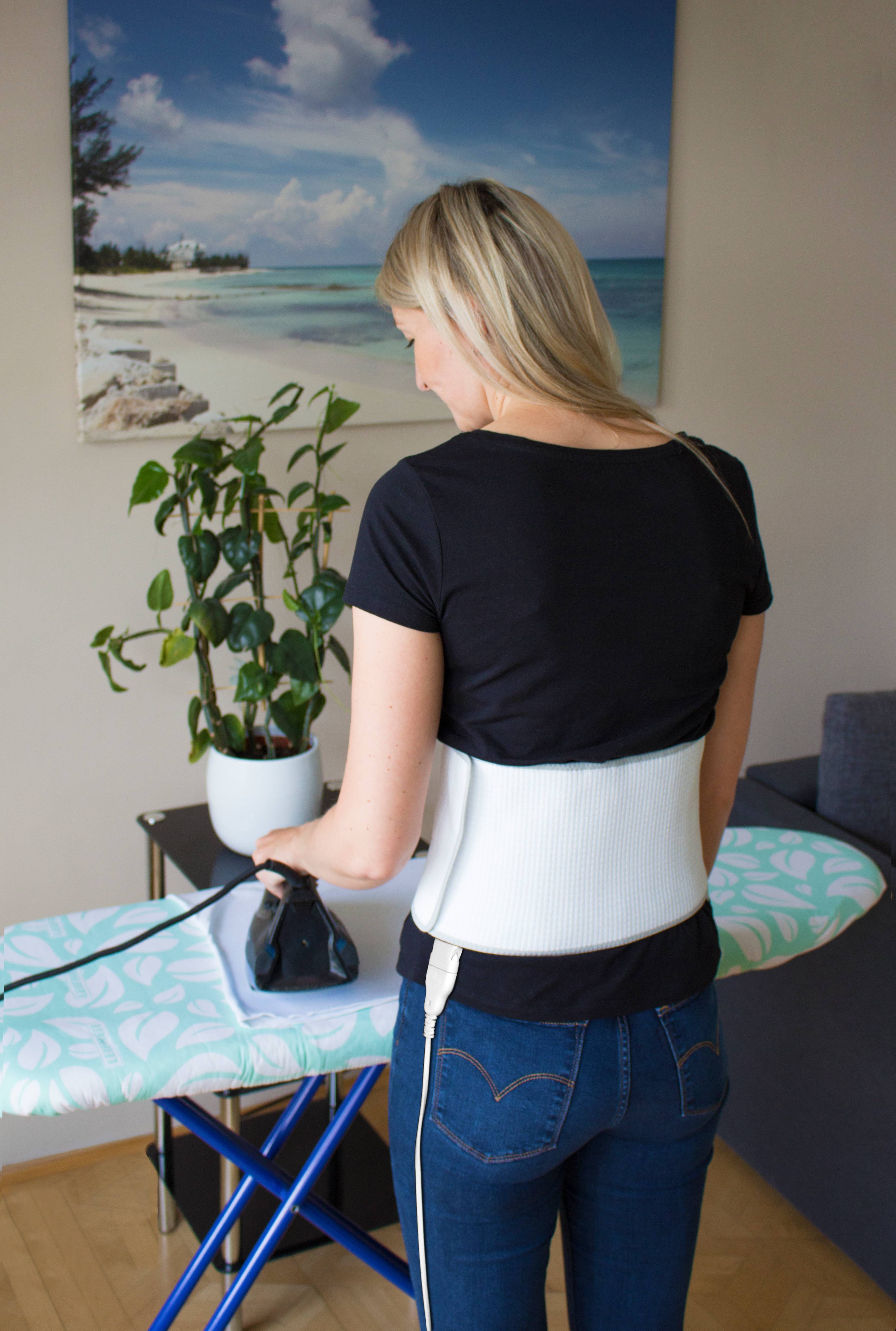 Rückenbandage mit elektrischer Wärme, beheizter Rückenstützgürtel