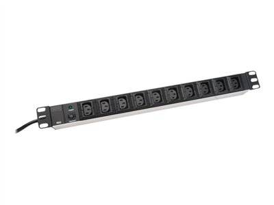 DIGITUS Steckdosenlei. 48,3cm 10fach C13 Server, Storage & USV Stromverteilungseinheiten (PDU) PDU
