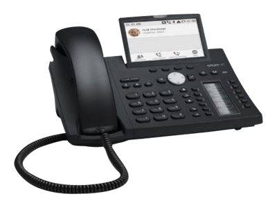 SNOM D385 schwarz Telekommunikation, UCC & Wearables Festnetztelefone Tischtelefon analog & SIP