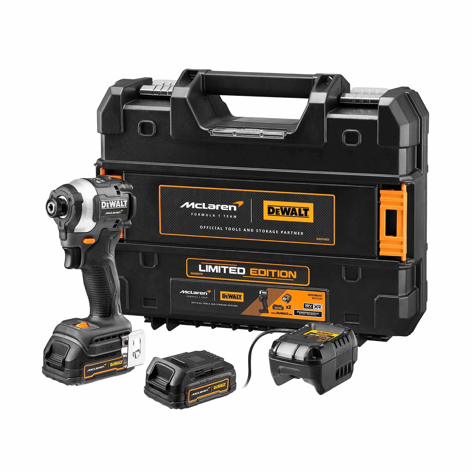 DeWALT Akku-Schlagschrauber DCF85ME2GT-QW 18V 1,7Ah McLaren Design