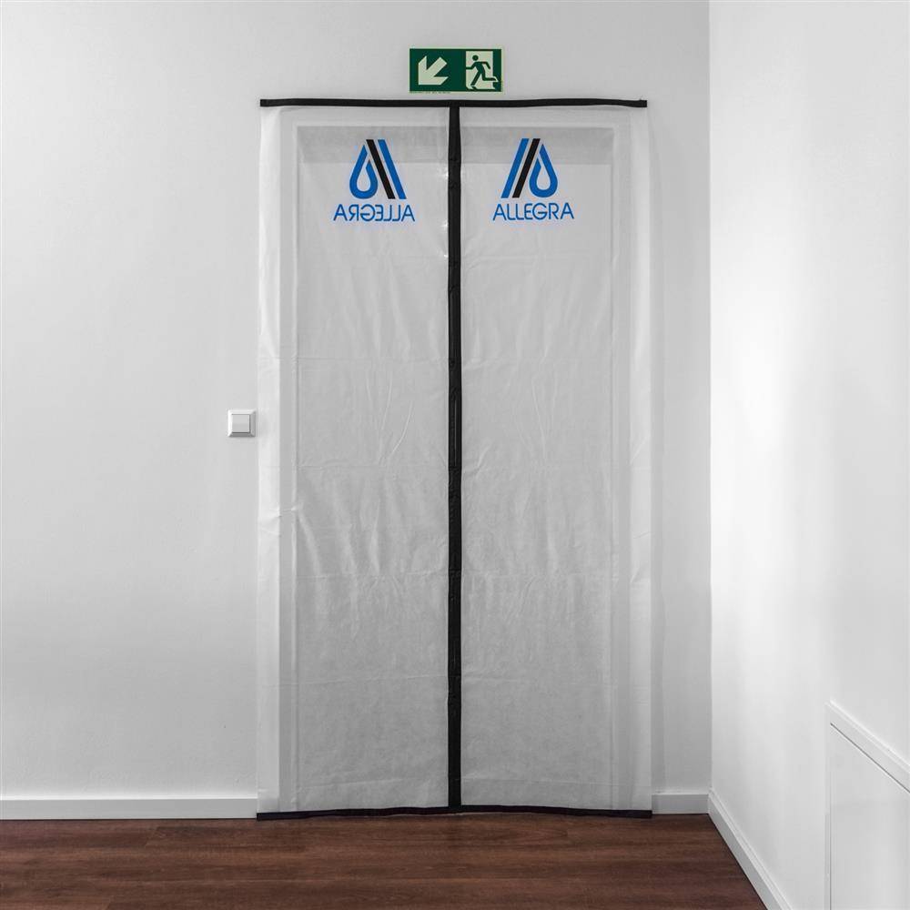 Staubschutztür mit Magnetstreifen-Verschluss inkl. 5 m Klebeband