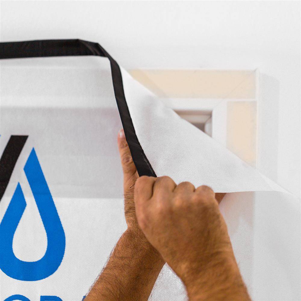 Staubschutztür mit Magnetstreifen-Verschluss inkl. 5 m Klebeband