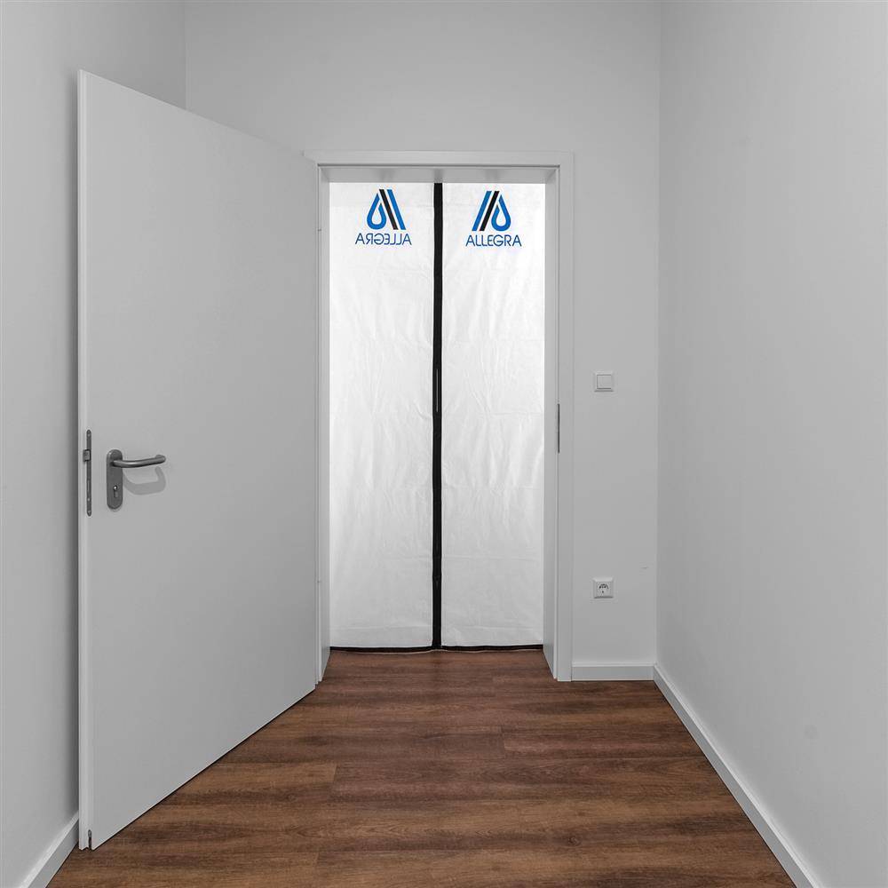 Staubschutztür mit Magnetstreifen-Verschluss inkl. 5 m Klebeband