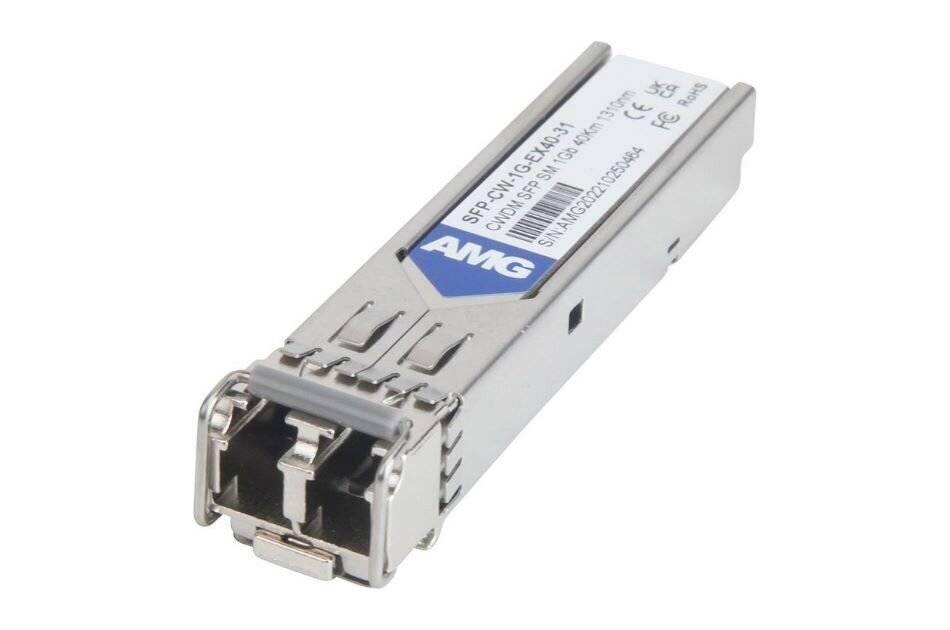 SFP-CW-1G-EX40-31, SFP, 1Gb/s, Doppelfaser, Singlemode, 40km Reichweite Tx/Rx: 1310nm, LC, DDM, DWDM