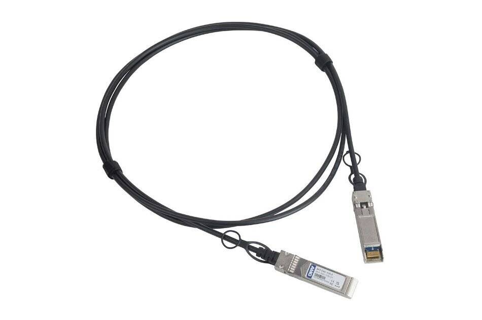 AMG Systems SFP-DAC-10G-2, SFP+ DAC Kabel, 1/10Gbps, 2m Länge, -40°C bis +85°C