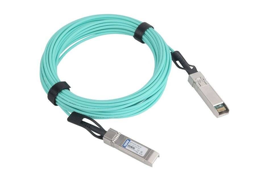SFP-AOC-10G-10, SFP+ AOC Kabel, 1/10Gbps, 10m Länge, OM4, DDM, -40°C bis +85°C
