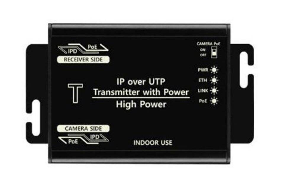SeeEyes SC-IPU601T, 1-Kanal-IP Transmitter, Sender PoE über UTP, High Power (70W) ,Hohe Reichweite bis 800m