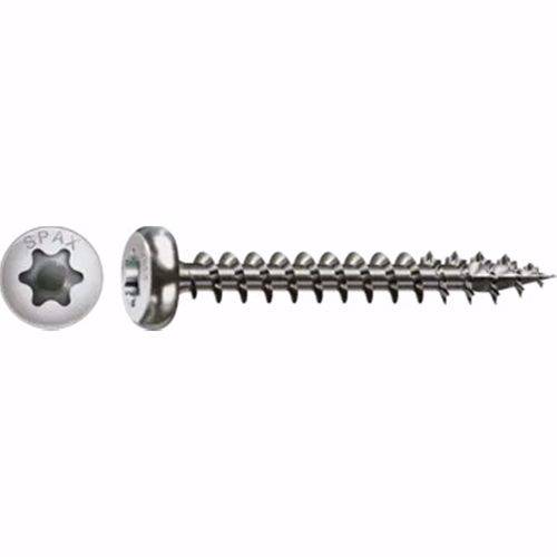 Edelstahlschraube, 4 x 50 mm, 200 Stück, Edelstahl rostfrei A2 - 0207000500403