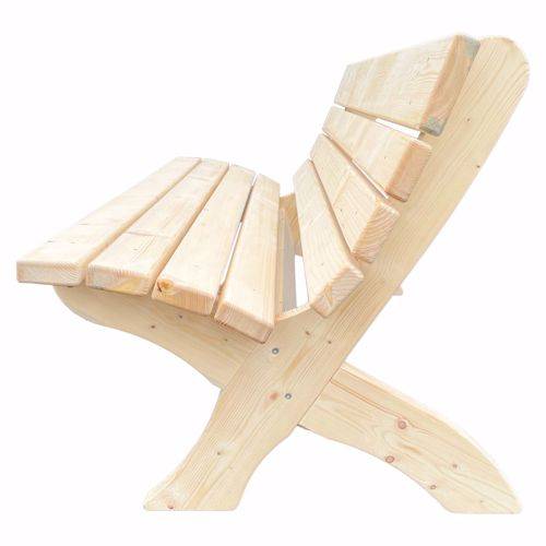 Massive Holzbank Fichtenholz Gartenbank 81 x 85 x 160 (HxTxB) unbehandelt