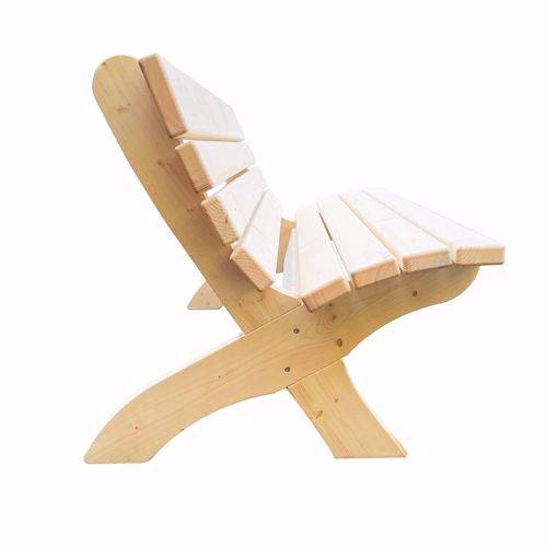 Massive Holzbank Fichtenholz Gartenbank 81 x 85 x 160 (HxTxB) unbehandelt