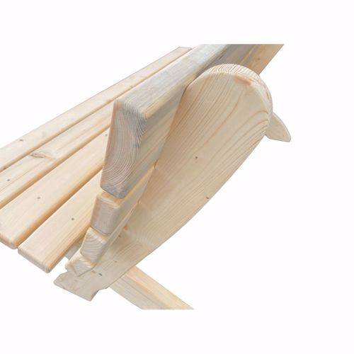 Massive Holzbank Fichtenholz Gartenbank 81 x 85 x 160 (HxTxB) unbehandelt