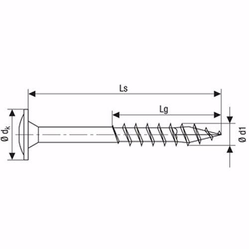 SPAX HI.FORCE 10 x 200 mm 25 Stück T-STAR plus T50 4CUT WIROX 0251011002005