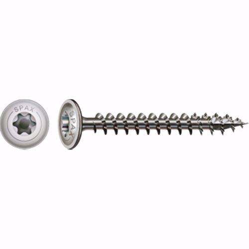 SPAX HI.FORCE 6 x 60 mm 100 Stück T-STAR T30 4CUT Edelstahl A2 0257000600605