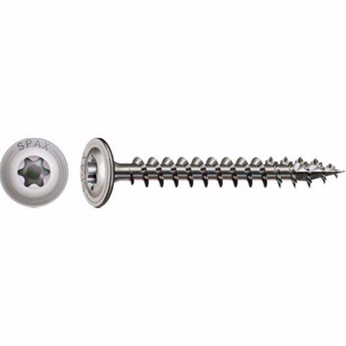 SPAX HI.FORCE 8 x 100 mm 50 Stück T-STAR plus T40 4CUT Edelstahl 0257000801005