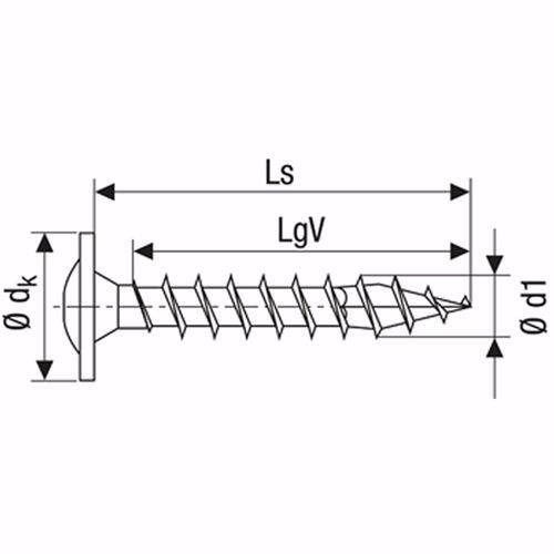 SPAX HI.FORCE 8 x 80 mm 50 Stück T-STAR plus T40 4CUT Edelstahl 0257000800805