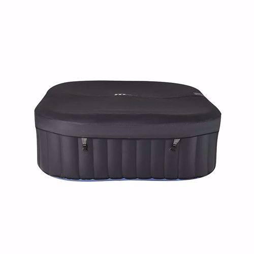 Whirlpool 4 Personen Outdoor Pool 158x158 cm selbstaufblasend Bediencontroller Relaxbad