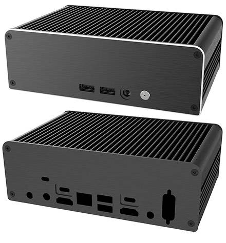 Akasa Newton CWS Gehäuse (für Intel NUC12/13 Pro i3) [A-NUC93-M1B]