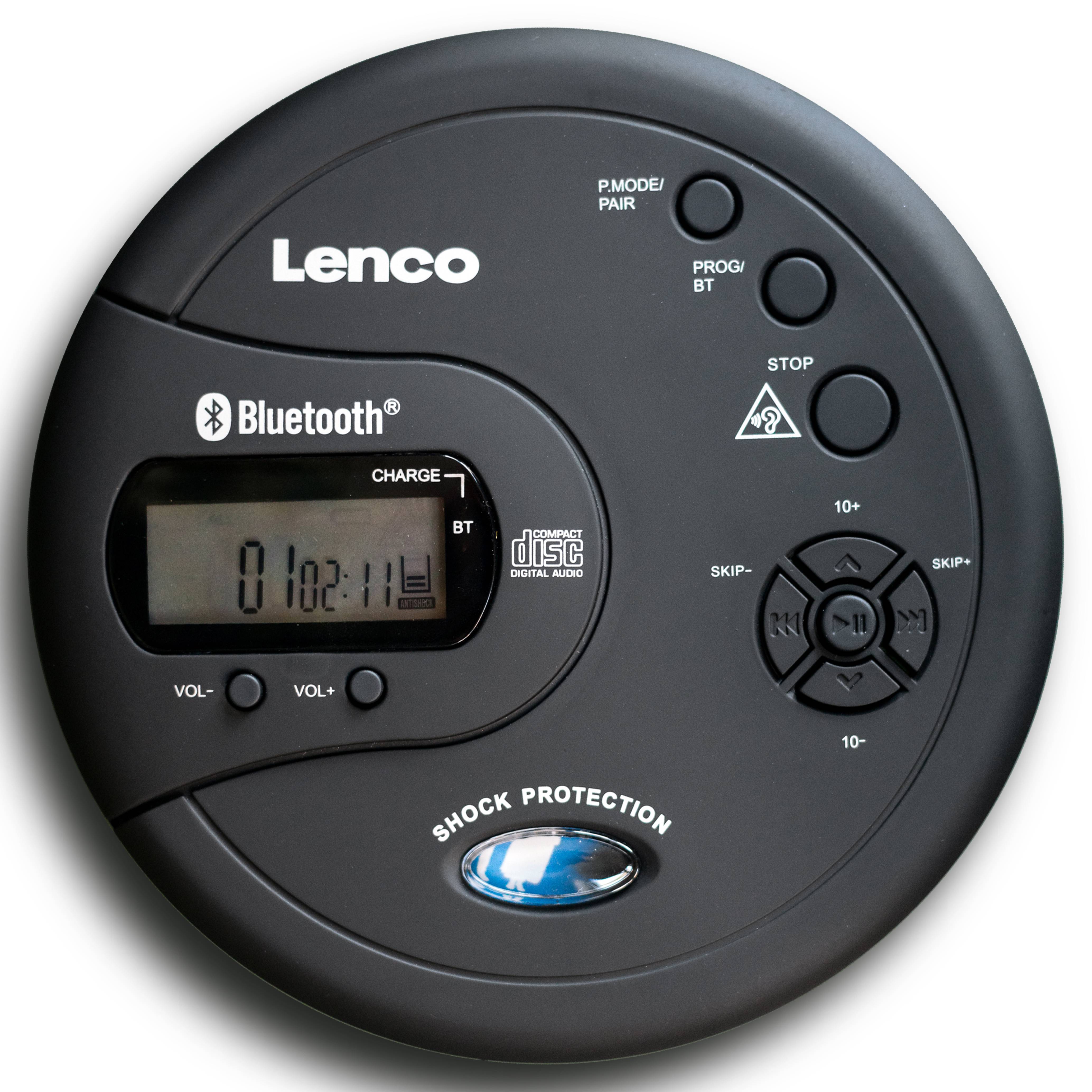 Lenco CD-MP3-Player CD-300: Musikgenuss ohne Grenzen Der Lenco CD-MP3-Player CD-300 steht für ununterbrochenen Musikgenuss, dank Anti-Shock-Schu