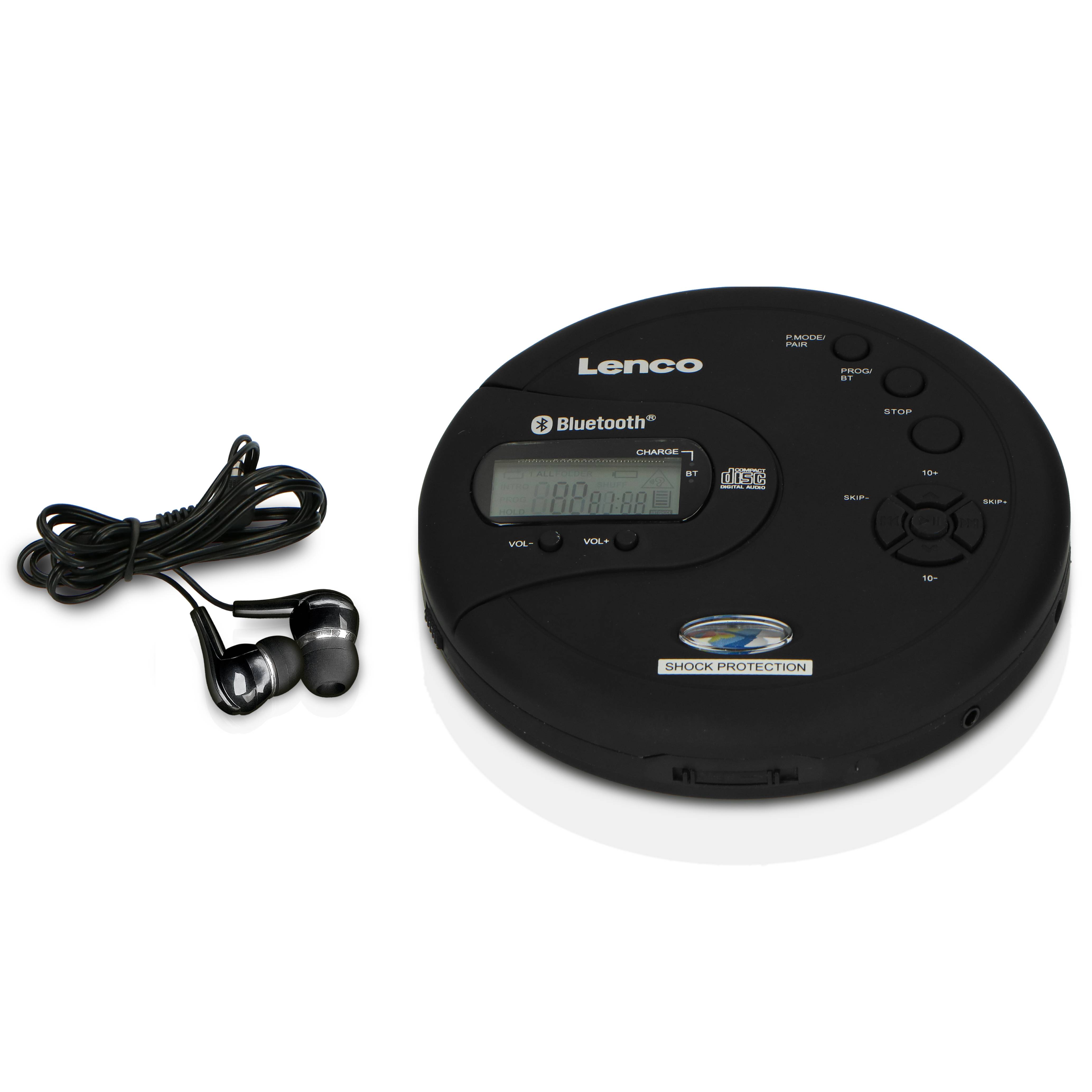 Lenco CD-MP3-Player CD-300: Musikgenuss ohne Grenzen Der Lenco CD-MP3-Player CD-300 steht für ununterbrochenen Musikgenuss, dank Anti-Shock-Schu