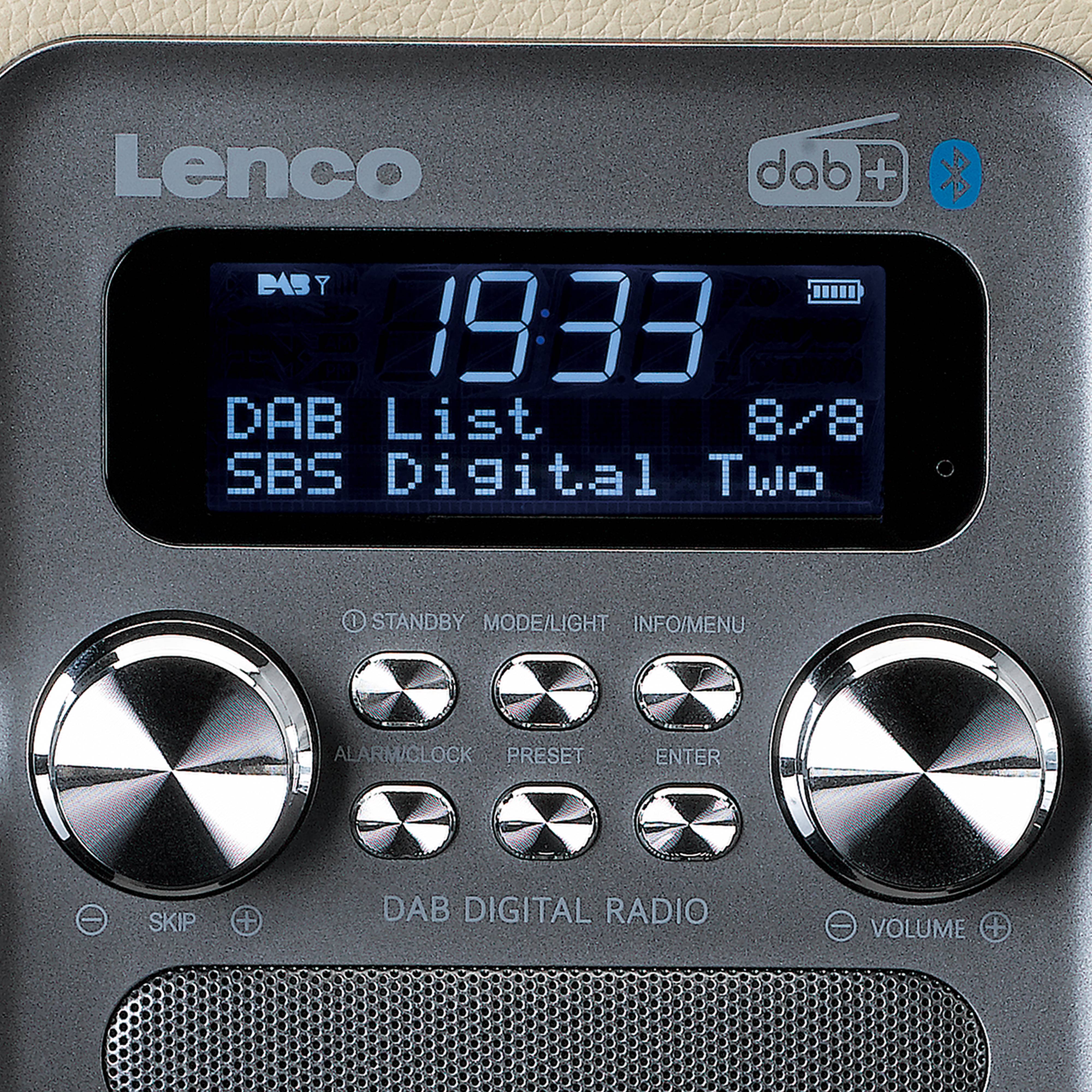 Genießen Sie Überall Ihre LieblingsmusikDas Lenco PDR-051TPSI DAB+/FM-Radio bietet Ihnen digitalen Musikgenuss in höchster Qualität. Freuen Sie si