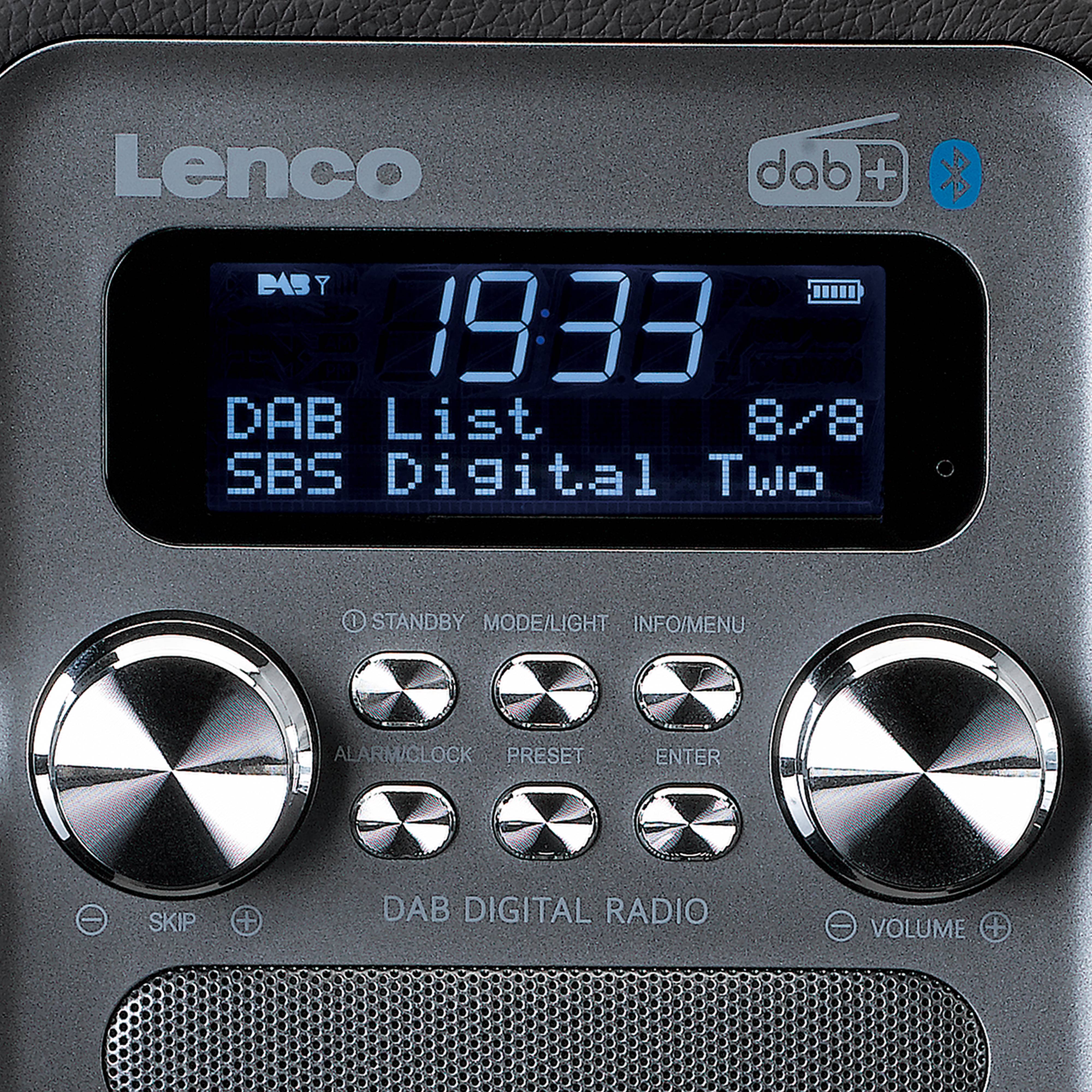 Genießen Sie Überall Ihre LieblingsmusikDas Lenco PDR-051BKSI DAB+/FM-Radio bietet Ihnen digitalen Musikgenuss in höchster Qualität. Freuen Sie si