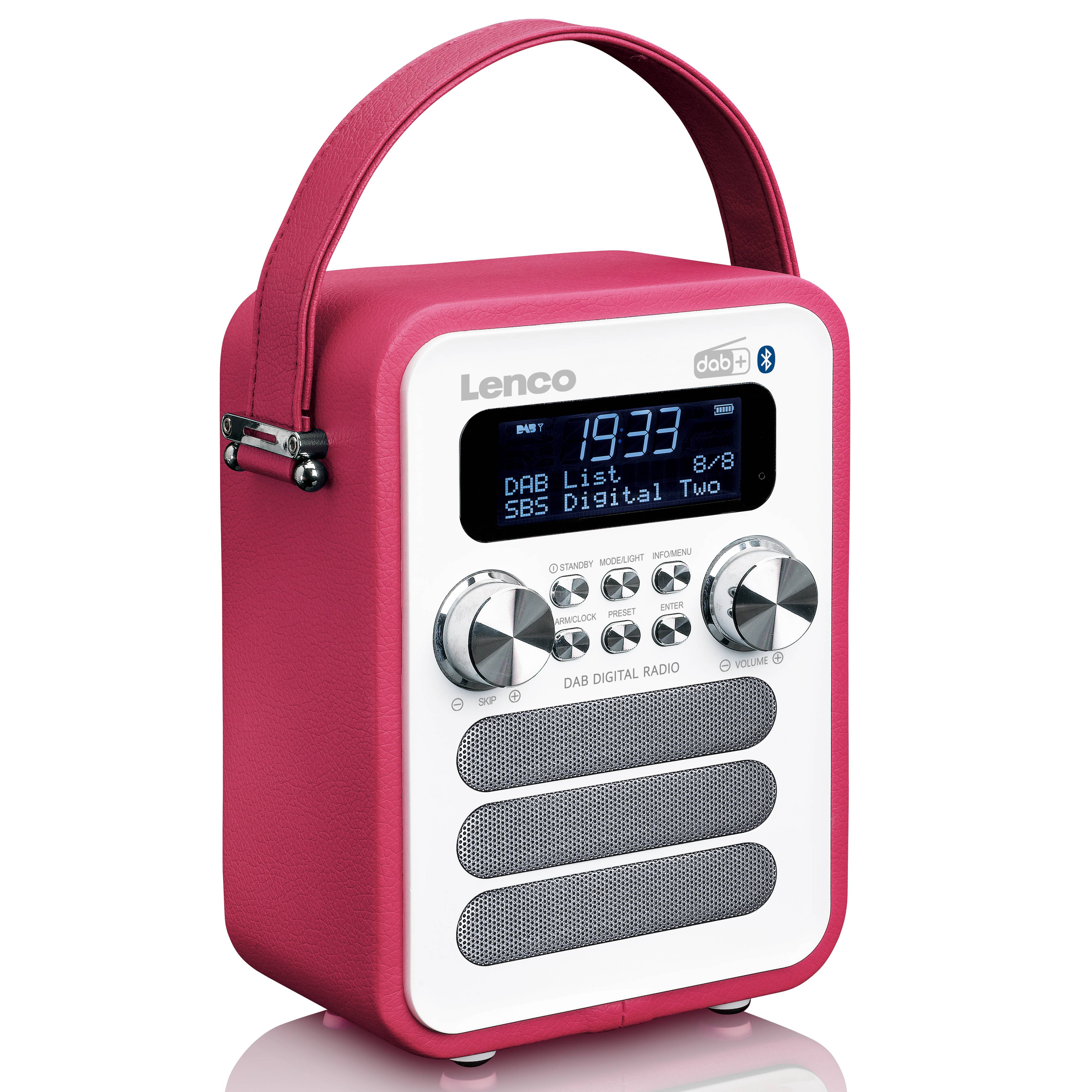 Genießen Sie Überall Ihre LieblingsmusikDas Lenco PDR-051PKWH DAB+/FM-Radio bietet Ihnen digitalen Musikgenuss in höchster Qualität. Freuen Sie si