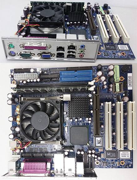 KONTRON 886LCD-M/FLEX mit Intel CPU, aktiv mit Lüfter, 1GB RAM (mit I/O Shield) [RECERTIFIED, ]