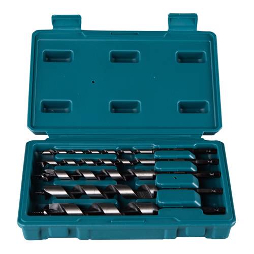 MAKITA D-75677 - Schlangenbohrer-Set (5-teilig | inkl. Box)