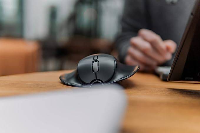 BakkerElkhuizen HandshoeMouse Shift Bluetooth Maus Büro Beidhändig Optisch 1000 DPI