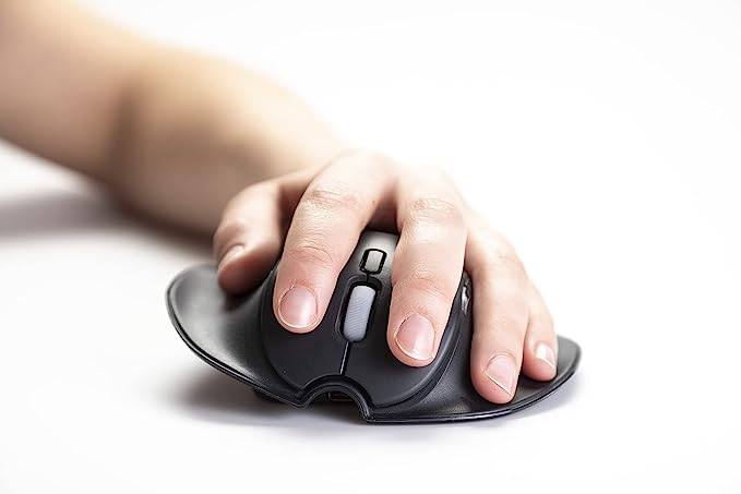 BakkerElkhuizen HandshoeMouse Shift Bluetooth Maus Büro Beidhändig Optisch 1000 DPI