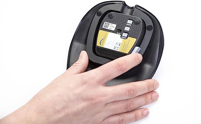 BakkerElkhuizen HandshoeMouse Shift Bluetooth Maus Büro Beidhändig Optisch 1000 DPI