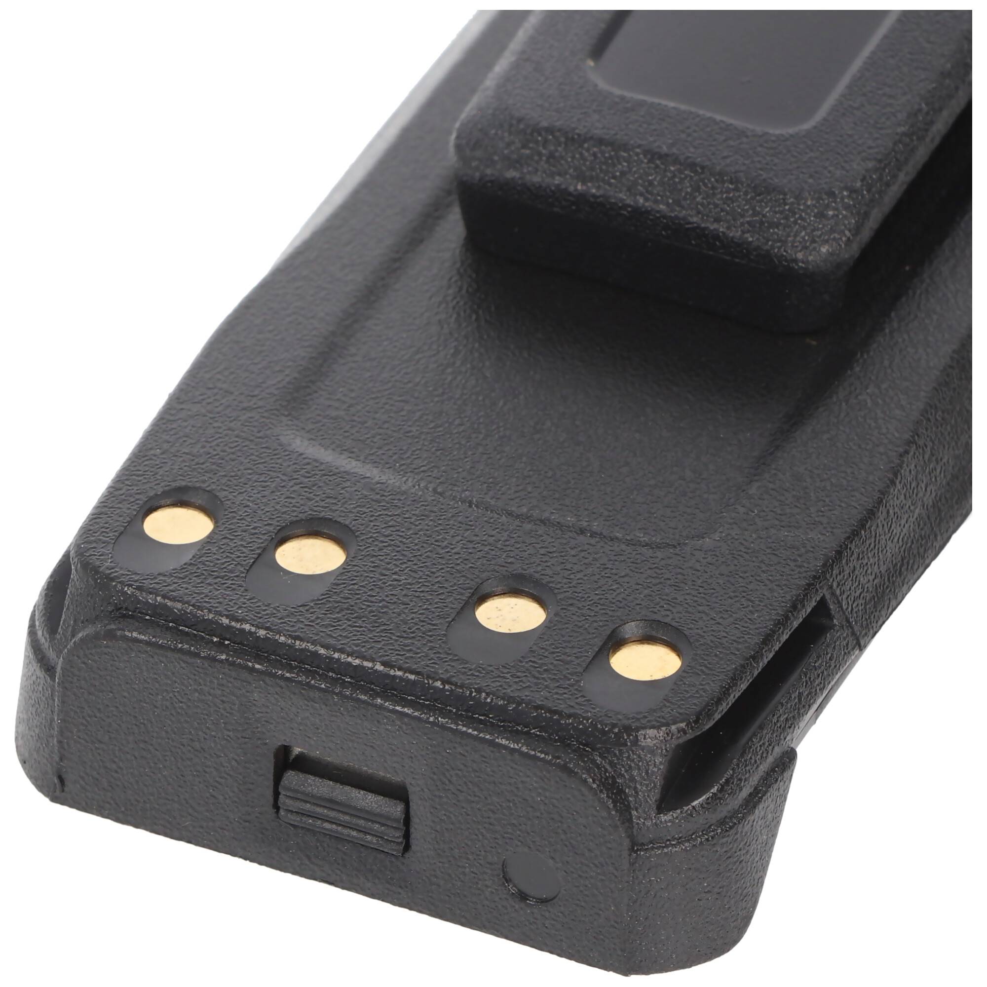 Akku passend für Motorola DP3600, XiR P8200, PMNN4101A, Li-ion, 7,4V, 1800mAh, 13,3Wh, schwarz, mit IMPRES function