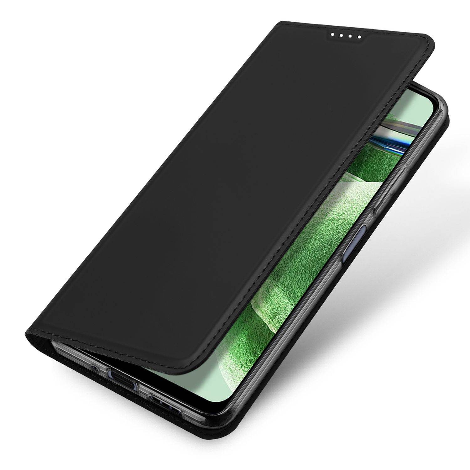 Dux Ducis Skin Pro Hülle kompatibel mit Xiaomi Redmi 12c Cover Flip Card Wallet Stand schwarz