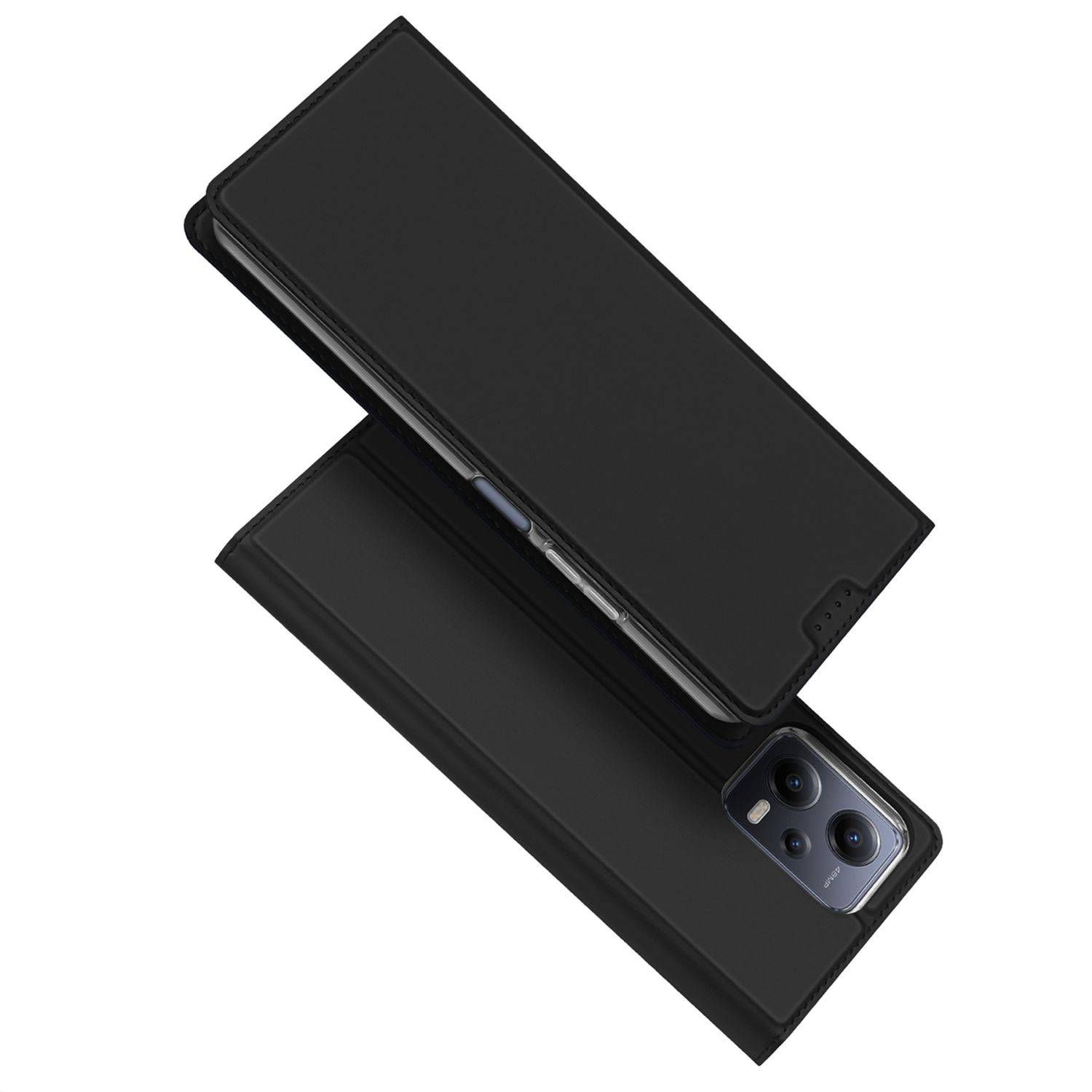Dux Ducis Skin Pro Hülle kompatibel mit Xiaomi Redmi 11a Cover Flip Card Wallet Stand schwarz