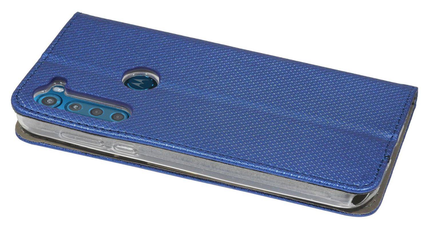 Intelligente magnetische Smar Magnet Hülle kompatibel mit Motorola Moto G13 / G23 Blau